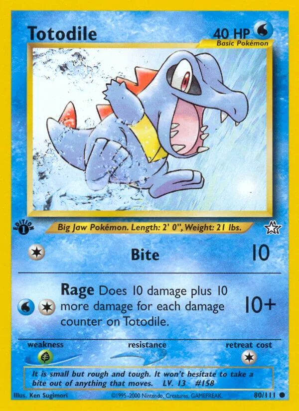 Totodile, Neo Genesis 80/111