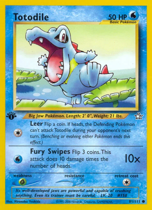 Totodile, Neo Genesis 81/111
