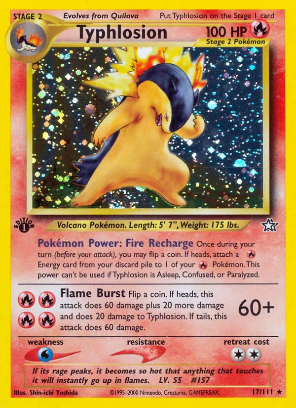 Typhlosion, Neo Genesis 17/111