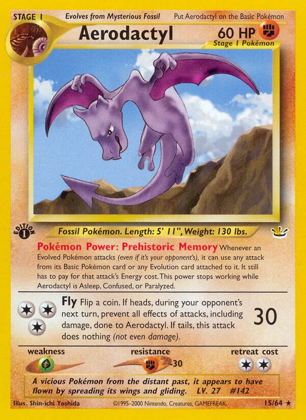 Aerodactyl, Neo Revelation 15/64