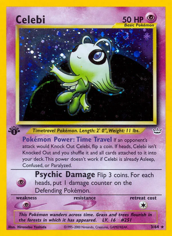 Celebi, Neo Revelation 3/64
