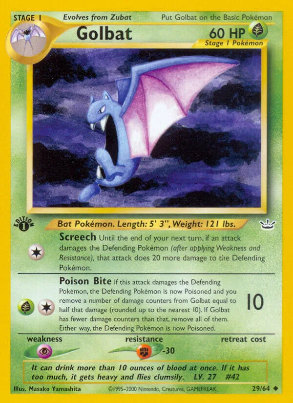 Golbat, Neo Revelation 29/64