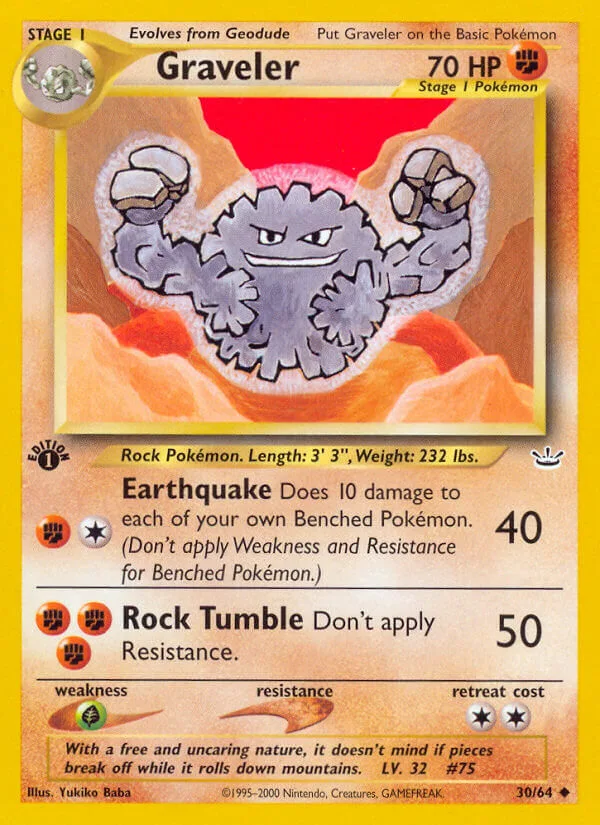 Graveler, Neo Revelation 30/64