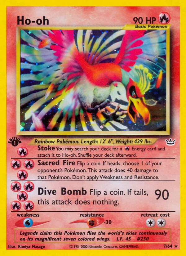Ho-Oh, Neo Revelation 7/64