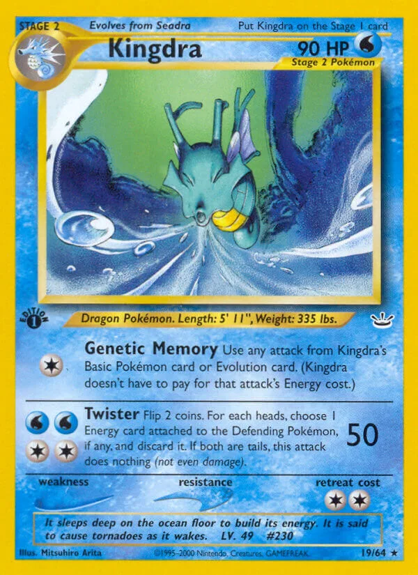 Kingdra, Neo Revelation 19/64