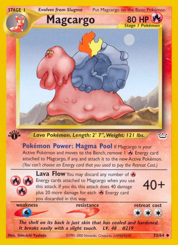 Magcargo, Neo Revelation 33/64