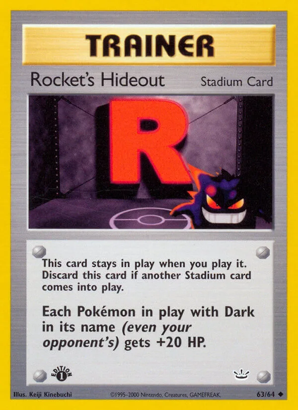 Rocket’s Hideout, Neo Revelation 63/64