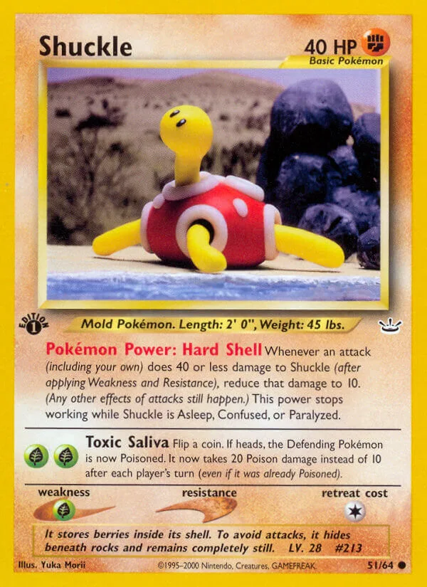 Shuckle, Neo Revelation 51/64