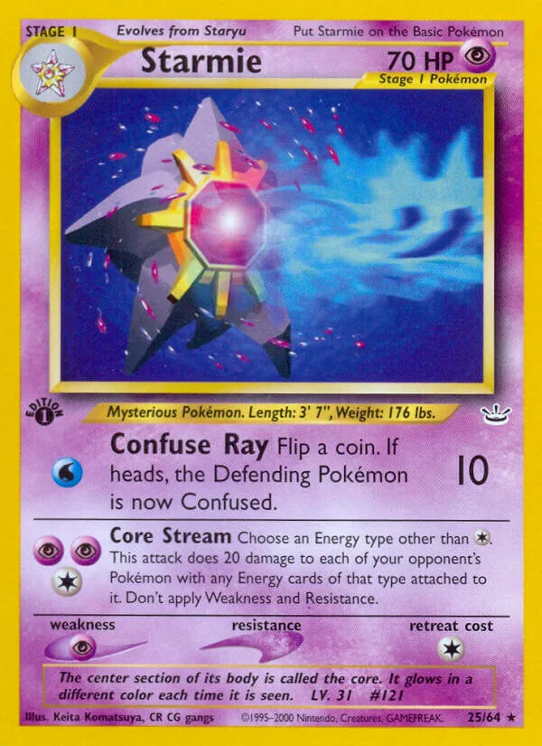 Starmie, Neo Revelation 25/64