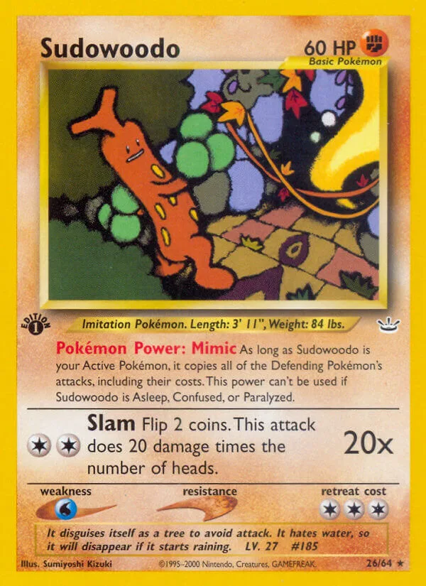 Sudowoodo, Neo Revelation 26/64