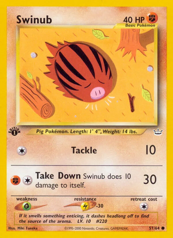 Swinub, Neo Revelation 57/64