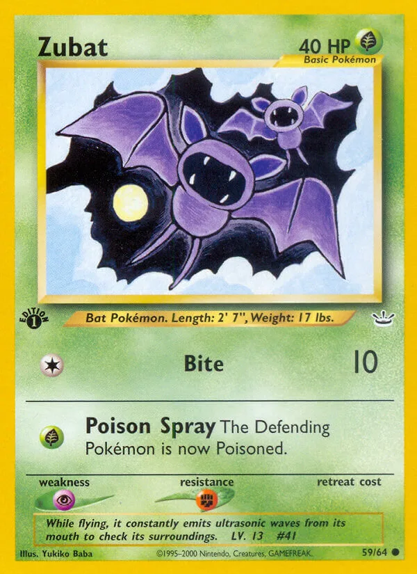 Zubat, Neo Revelation 59/64
