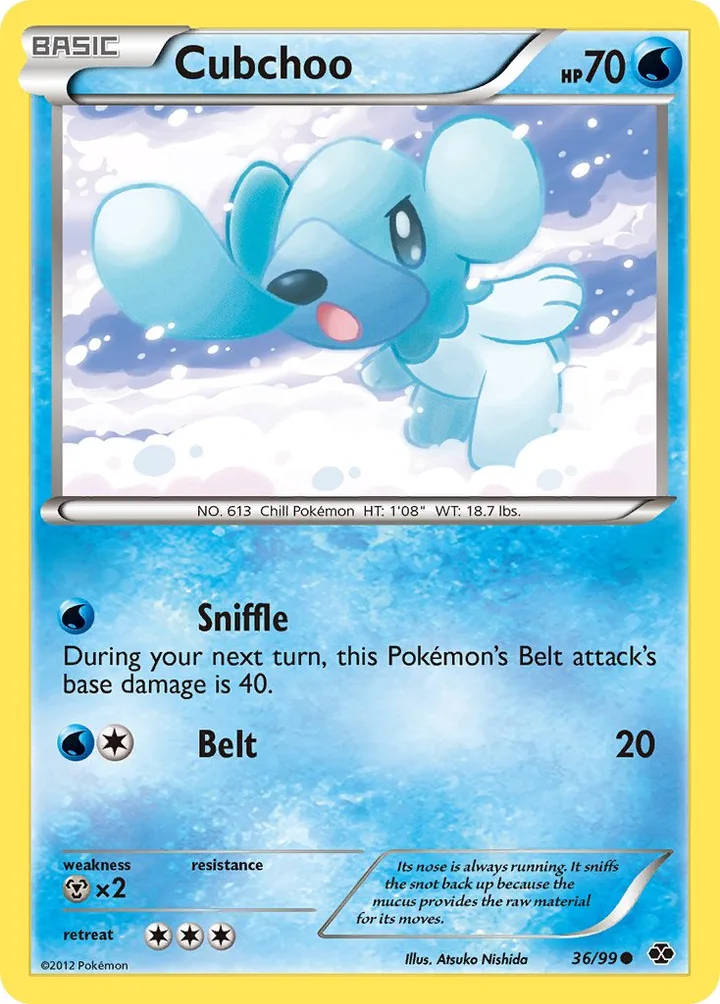 Cubchoo, Next Destinies 36/99