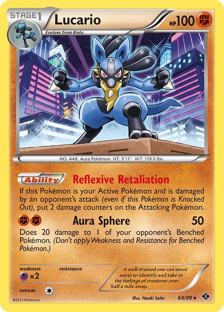 Lucario, Next Destinies 64/99