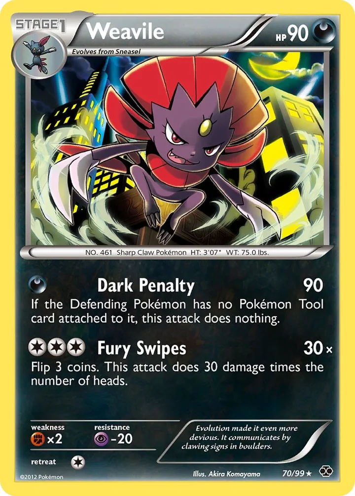 Weavile, Next Destinies 70/99