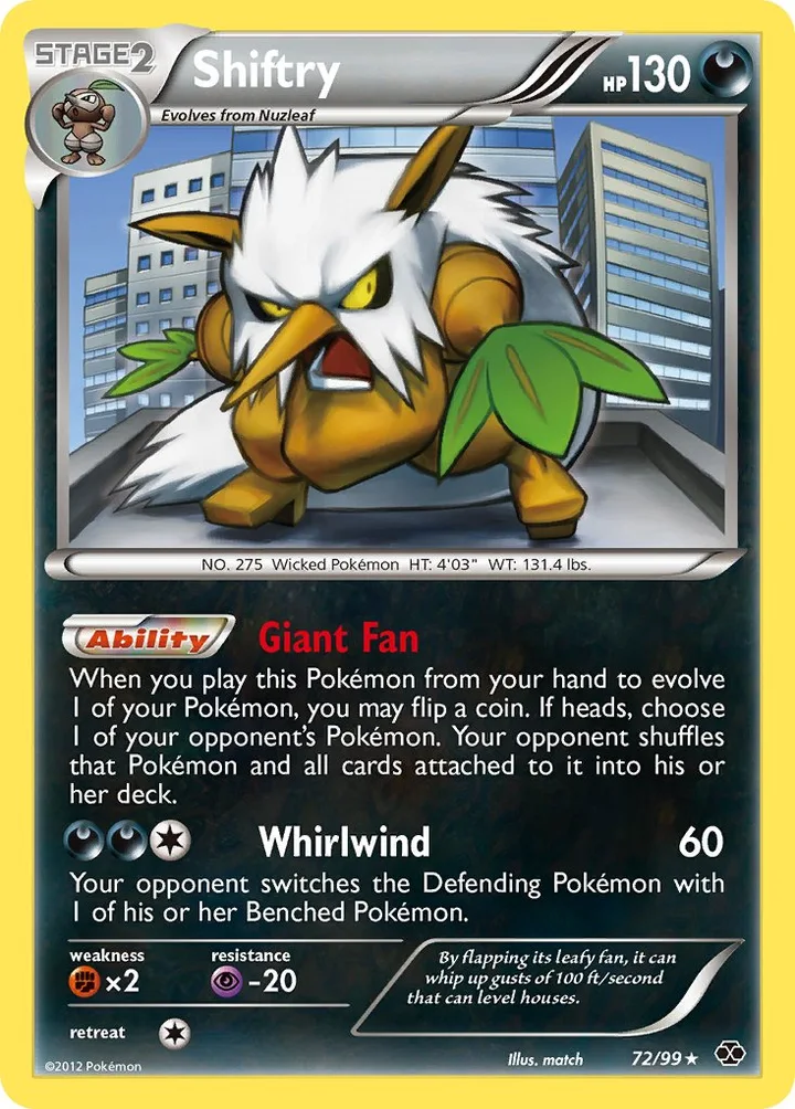 Shiftry, Next Destinies 72/99