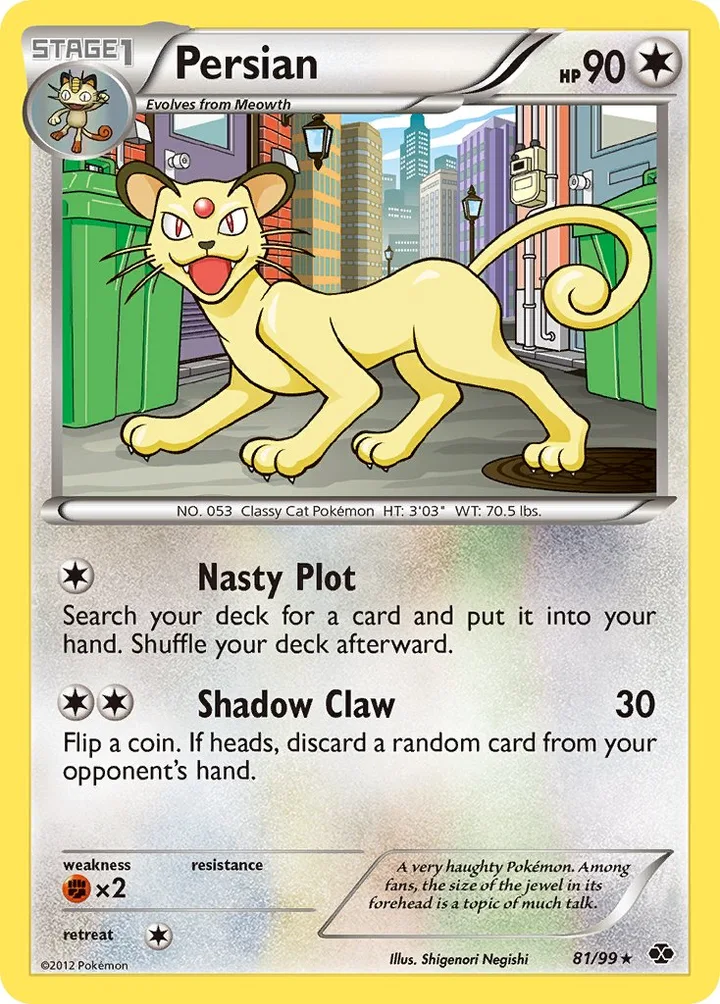 Persian, Next Destinies 81/99