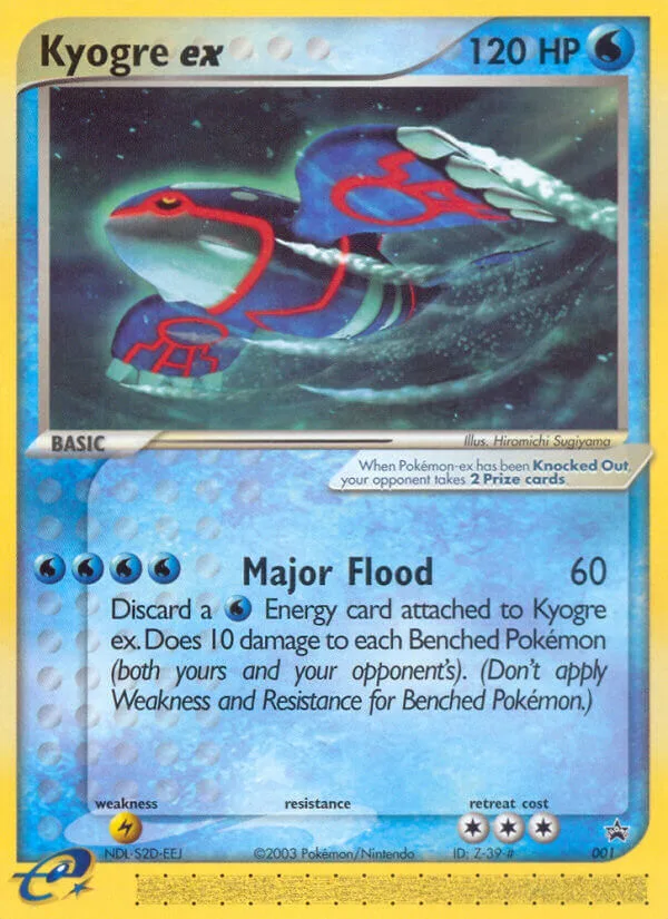 Kyogre ex, Nintendo Black Star Promos 001