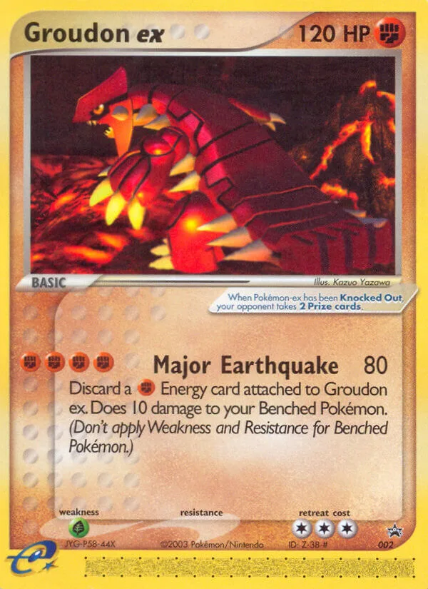 Groudon ex, Nintendo Black Star Promos 002