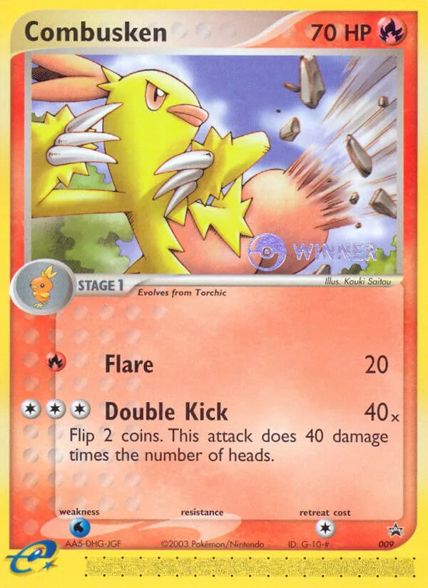 Combusken, Nintendo Black Star Promos 009