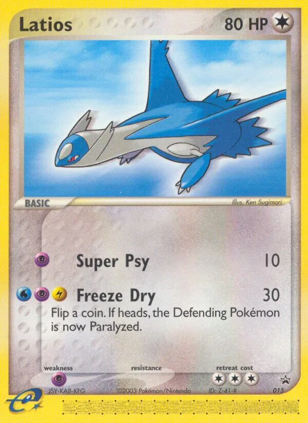 Latios, Nintendo Black Star Promos 015