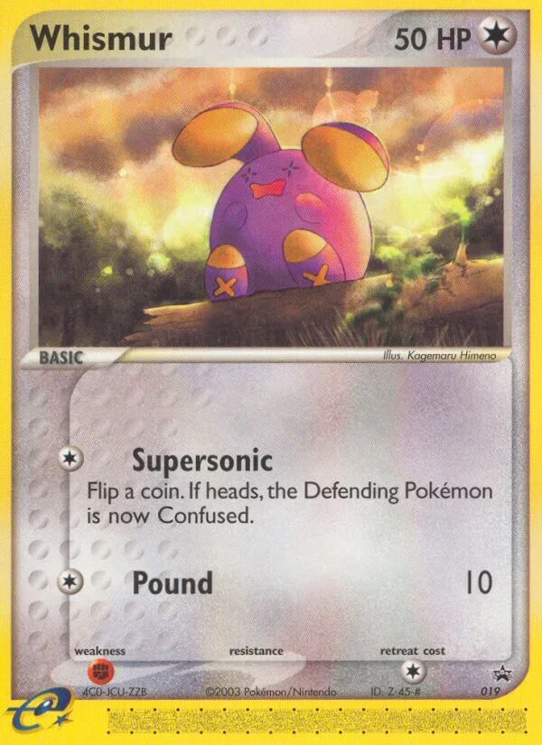 Whismur, Nintendo Black Star Promos 019