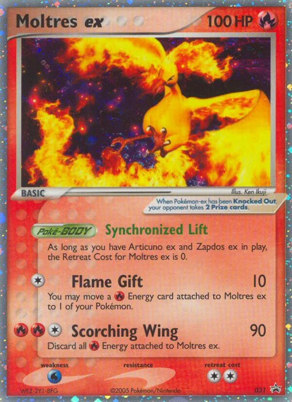 Moltres ex, Nintendo Black Star Promos 031
