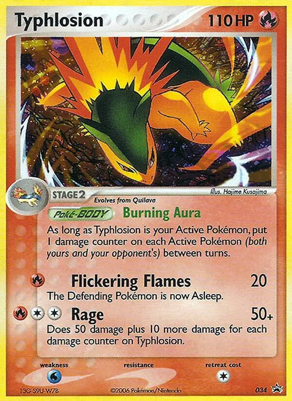 Typhlosion, Nintendo Black Star Promos 034
