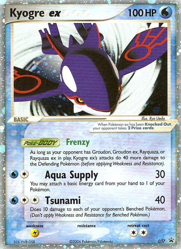Kyogre ex, Nintendo Black Star Promos 037
