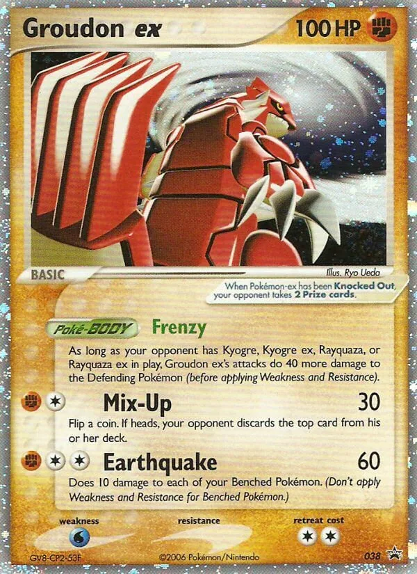 Groudon ex, Nintendo Black Star Promos 038