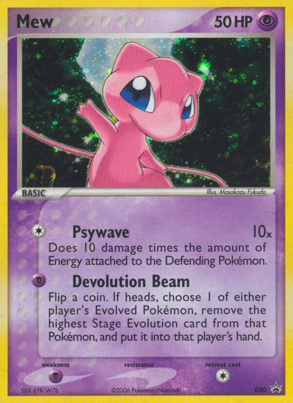 Mew, Nintendo Black Star Promos 040