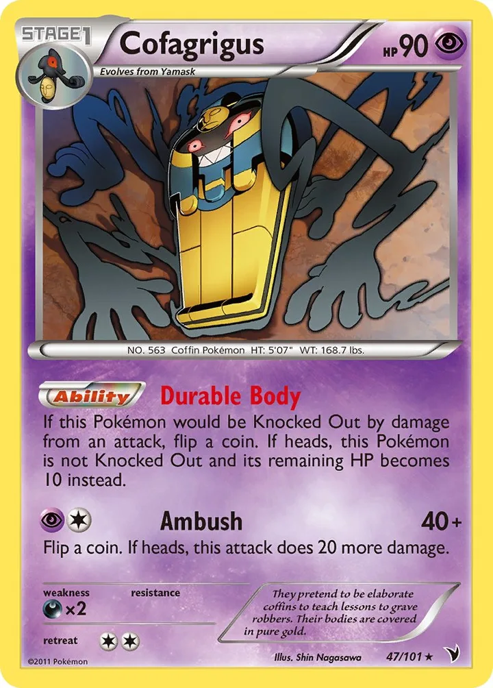 Cofagrigus, Noble Victories 47/101