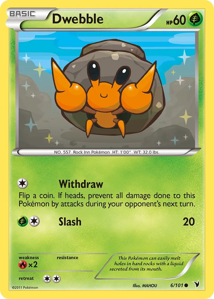 Dwebble, Noble Victories 6/101