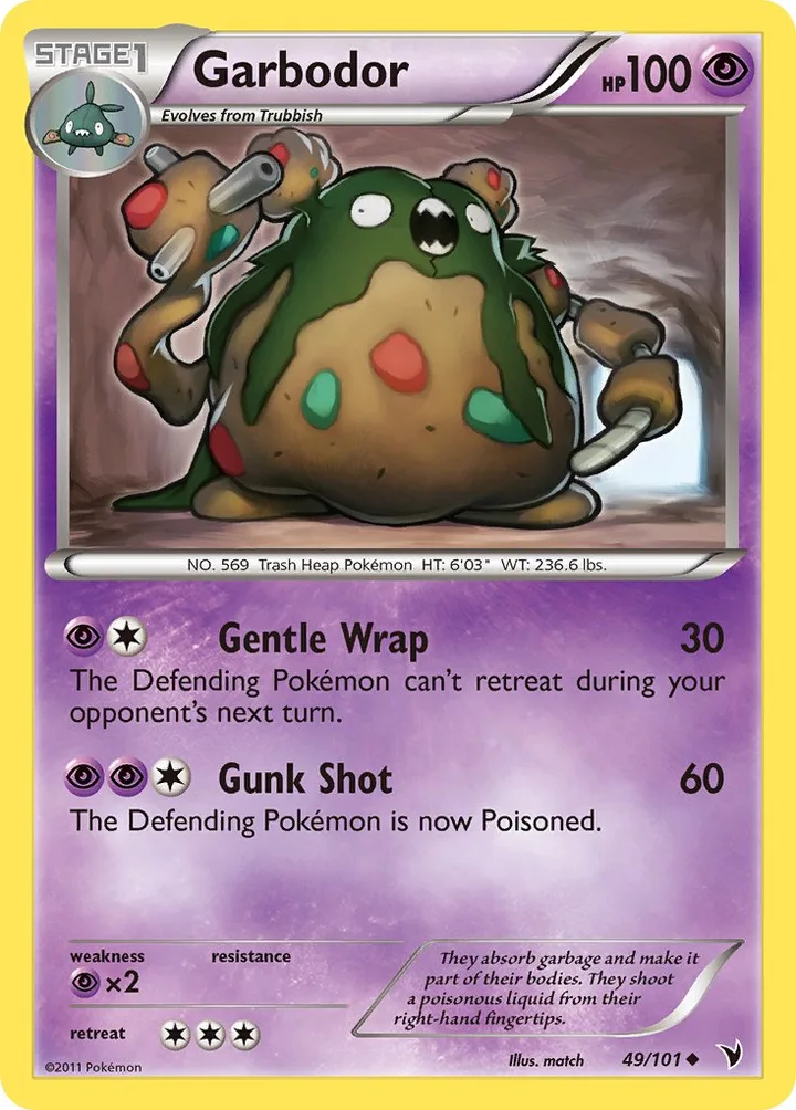 Garbodor, Noble Victories 49/101