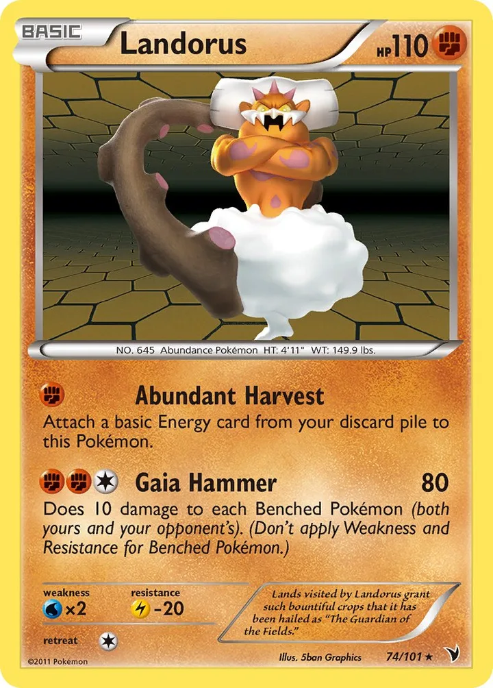 Landorus, Noble Victories 74/101