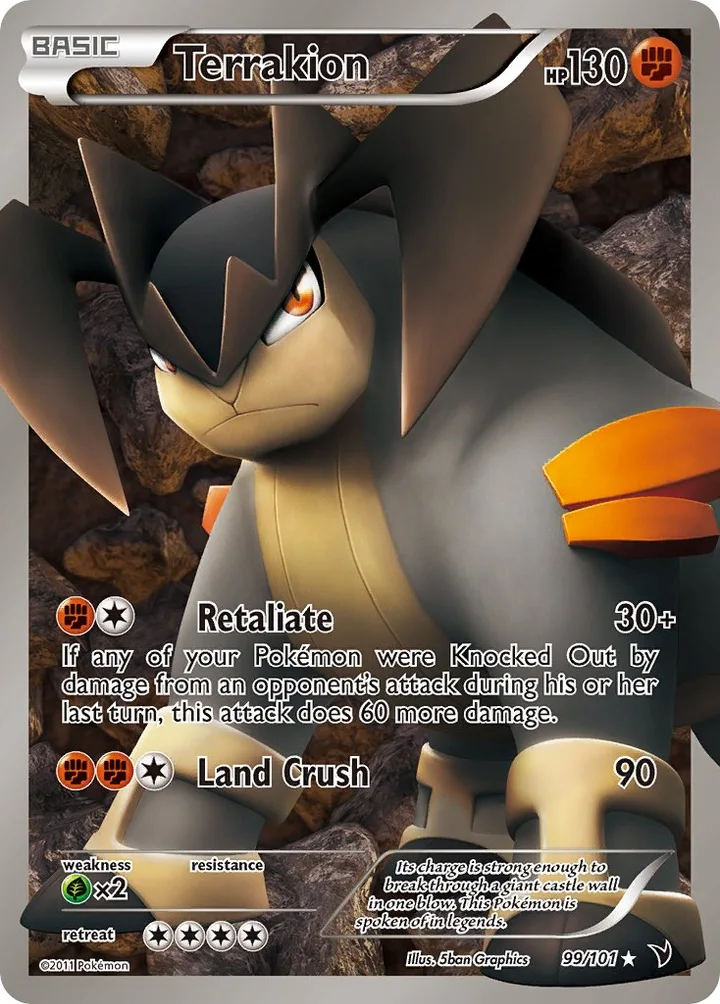 Terrakion, Noble Victories 99/101