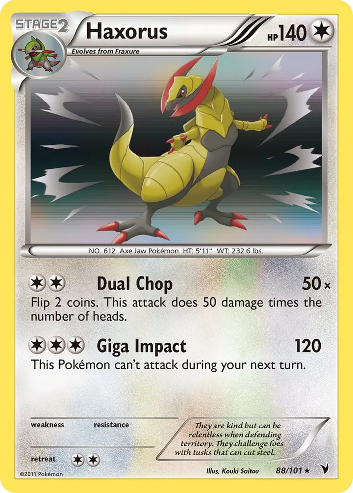 Haxorus, Noble Victories 88/101