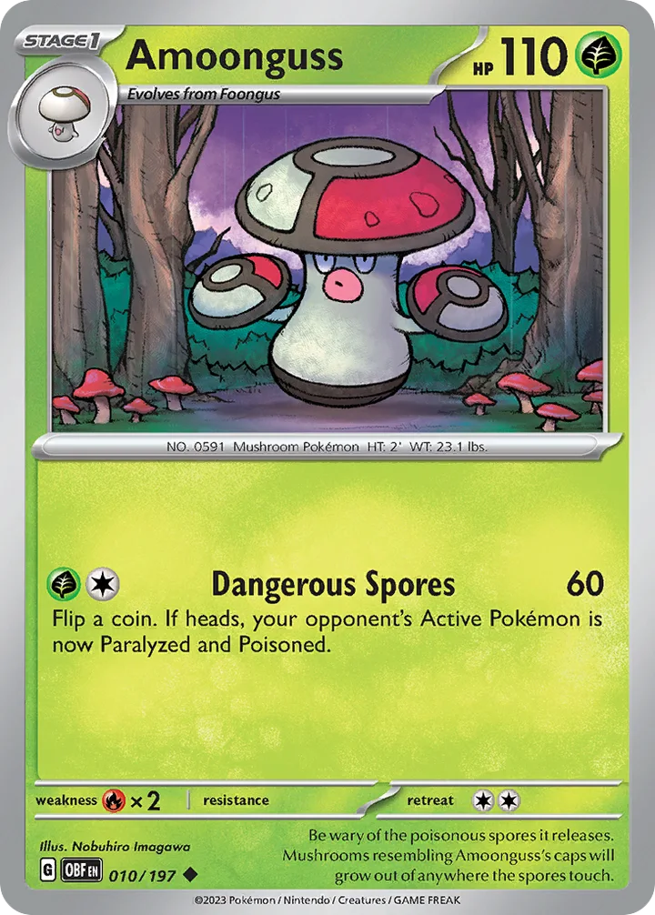 Amoonguss, Obsidian Flames 010/197