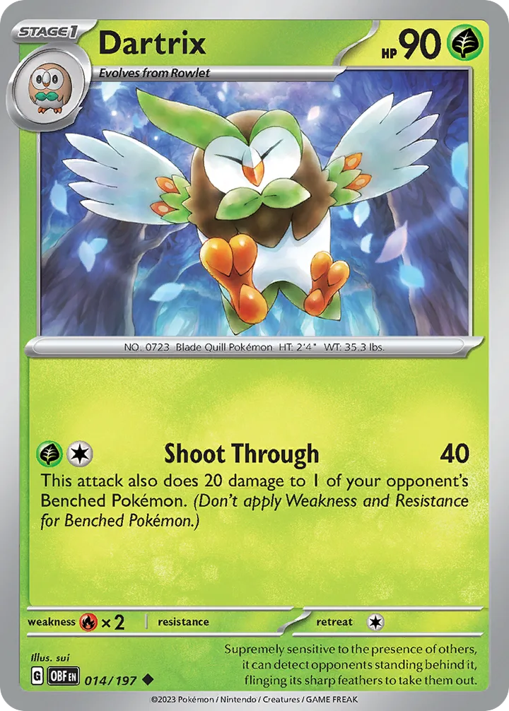 Dartrix, Obsidian Flames 014/197