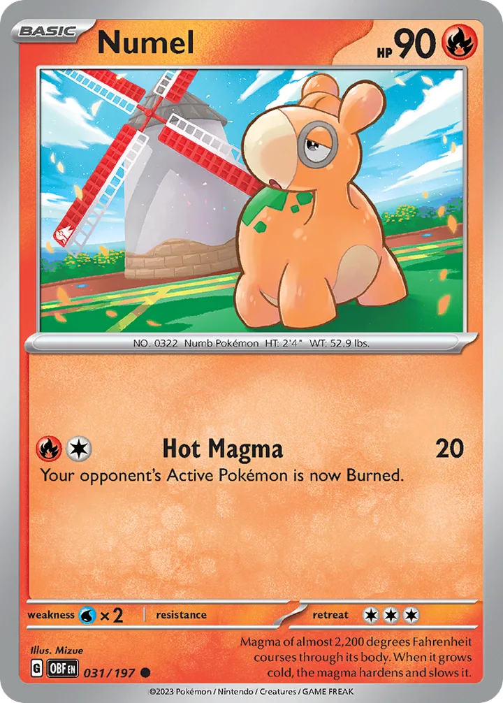 Numel, Obsidian Flames 031/197