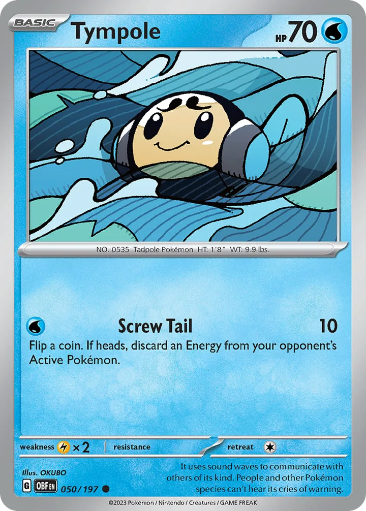 Tympole, Obsidian Flames 050/197