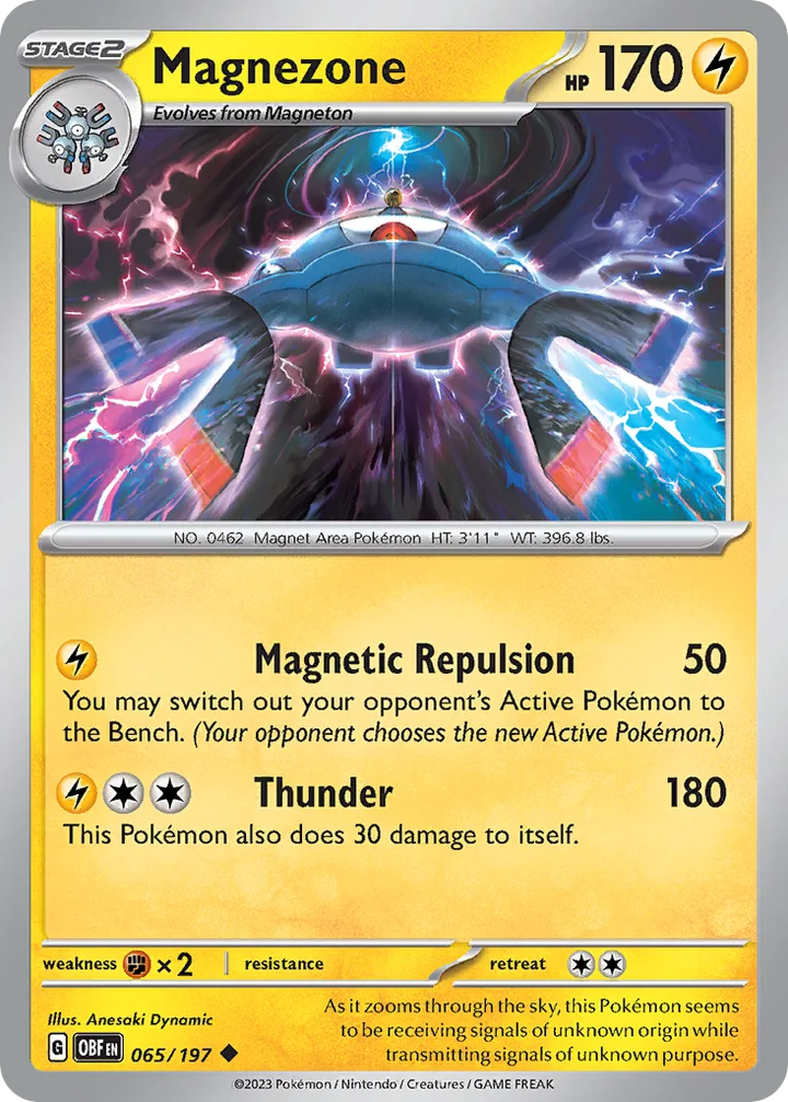 Magnezone, Obsidian Flames 065/197