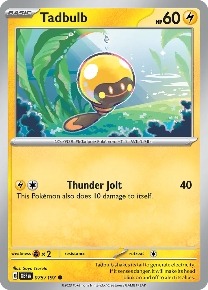 Tadbulb, Obsidian Flames 075/197