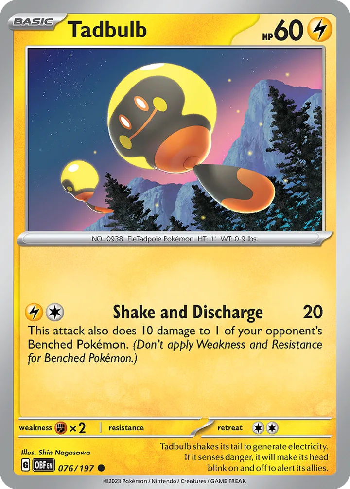 Tadbulb, Obsidian Flames 076/197