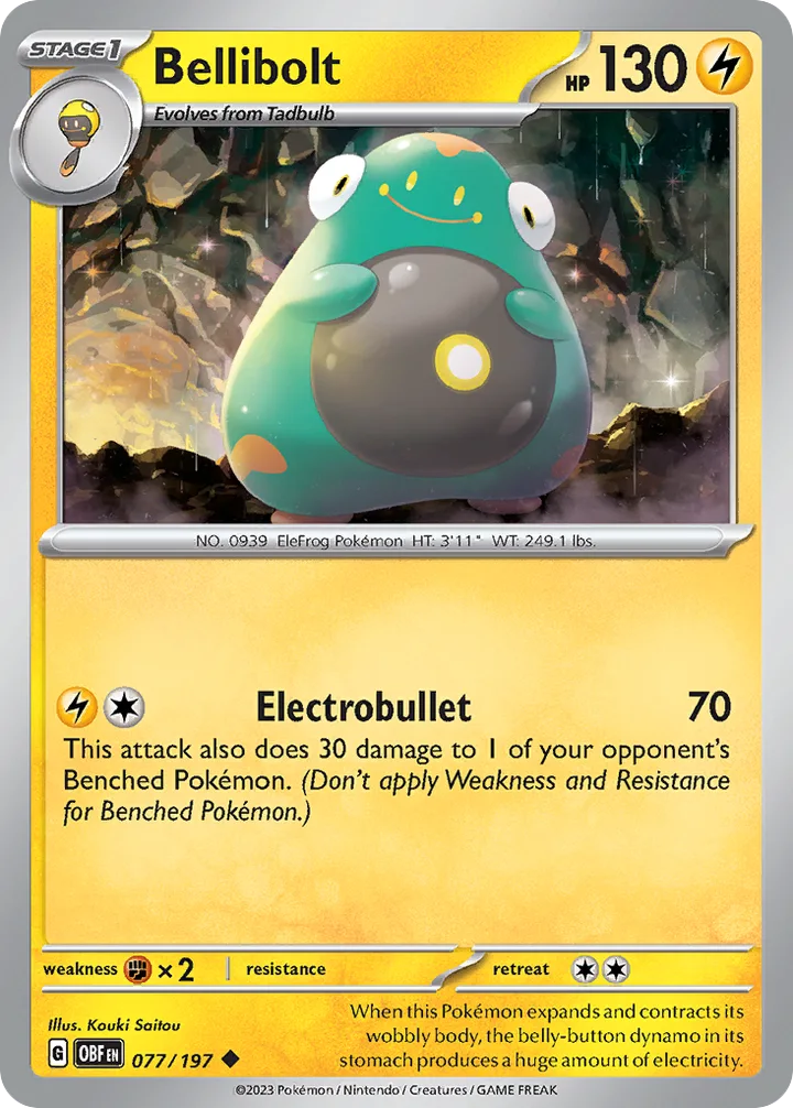 Bellibolt, Obsidian Flames 077/197