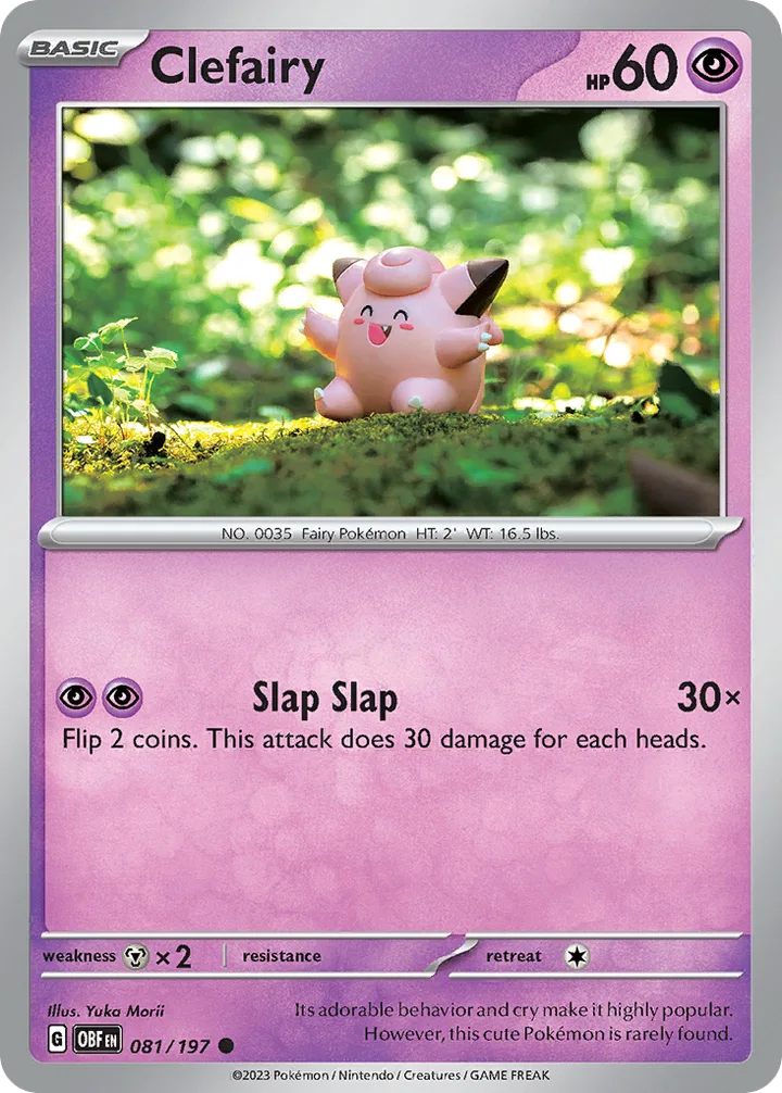 Clefairy, Obsidian Flames 081/197