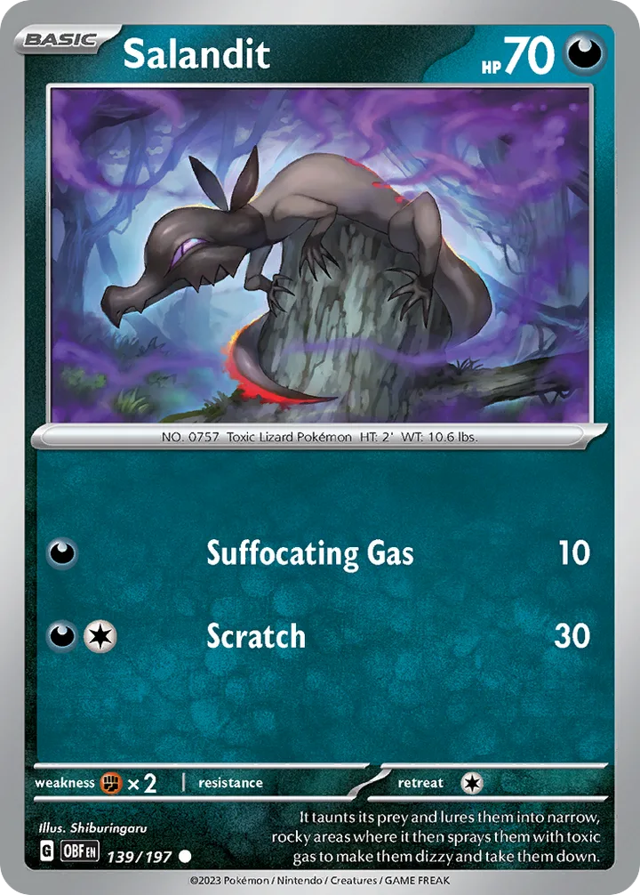 Salandit, Obsidian Flames 139/197