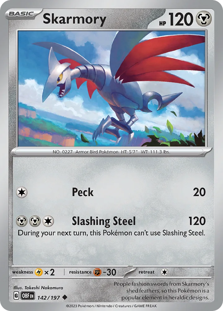 Skarmory, Obsidian Flames 142/197