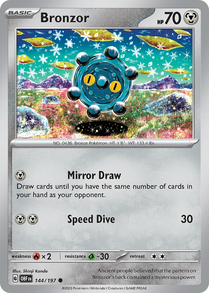 Bronzor, Obsidian Flames 144/197