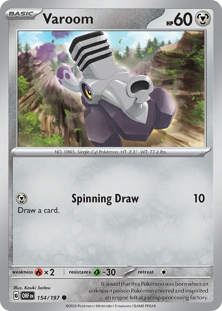 Varoom, Obsidian Flames 154/197